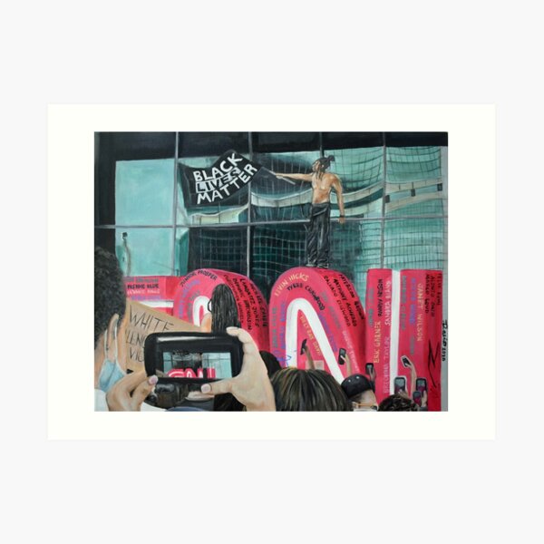 BLM CNN Art Print