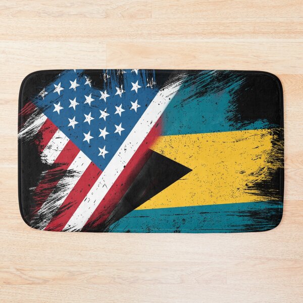 Item preview, Bahamian American Combination Flag designed and sold by RemmysDesigns.