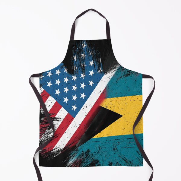 Item preview, Bahamian American Combination Flag designed and sold by RemmysDesigns.
