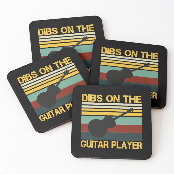 Item preview, Dibs On The Guitar Player /  Guitar Lovers Gift Idea / Funny Guitarist  / Guitar Player Quote / Guitar Gift / Love Guitar / Musician Gift idea retro vintage style idea design designed and sold by Chamssou.