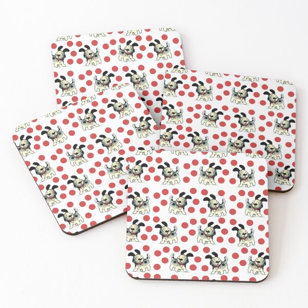 Aperçu de l'œuvre Chiots 'n' Polkadots créée et vendue par Rebecca Thornburgh.