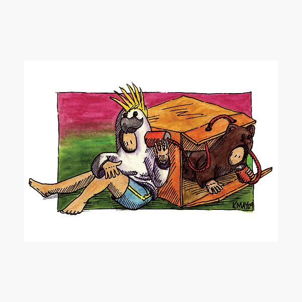 KMAY Hoodkids Chatter Box Photographic Print