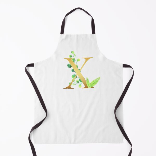 Item preview, Floral Gold Monogram X - Letter Art designed and sold by MysticMagpie.
