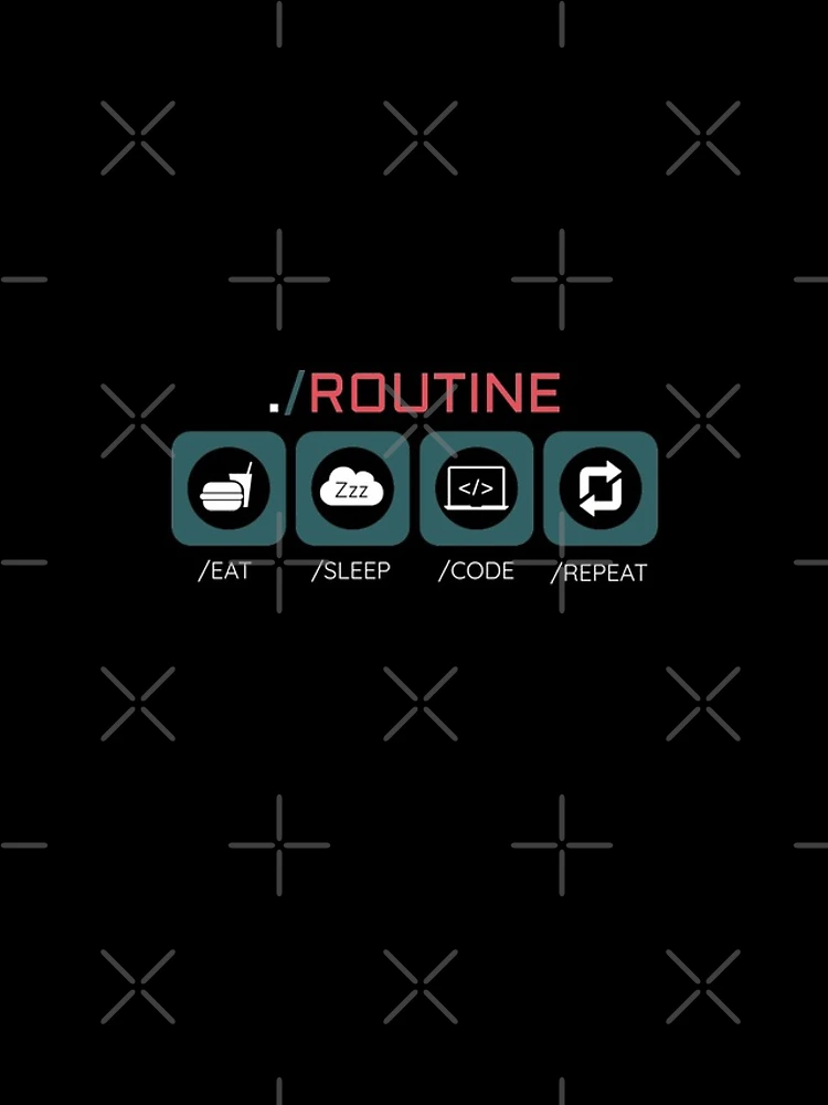 Thumbnail 4 of 4, iPhone Case, Programmer's Routine designed and sold by Gravity1206.