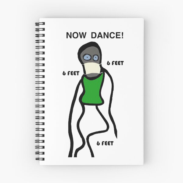 Item preview,  DANCE WITH MASKS; 6 FEET, NOW DANCE! designed and sold by dscottlarson.