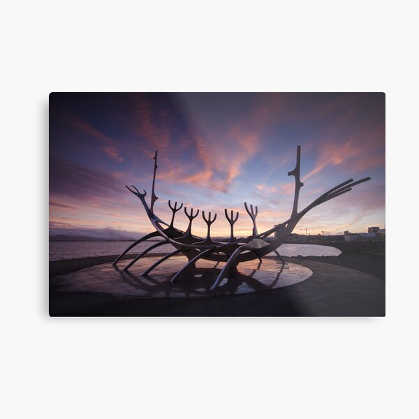 The Viking Ship Metal Print