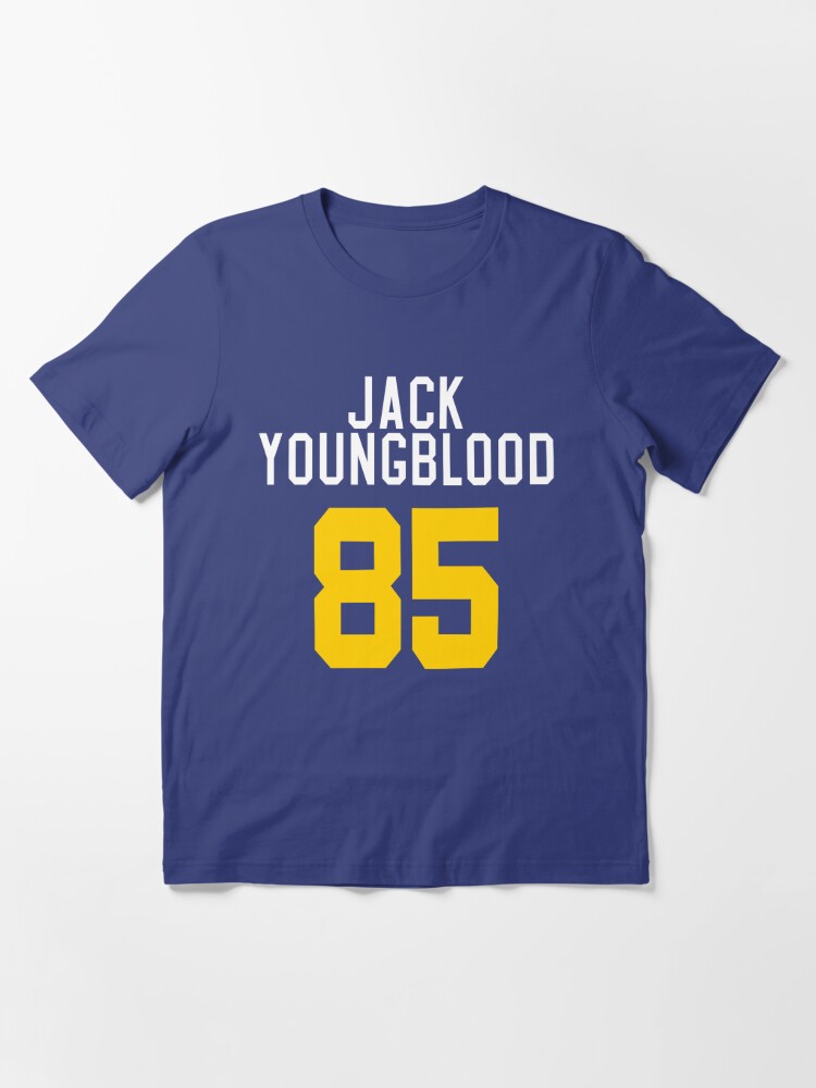 Tshirtsedge Jack Youngblood Name & Number T-Shirt - Black