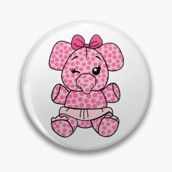 Item preview, Pink Elephant Plush designed and sold by Lexi Twilley.