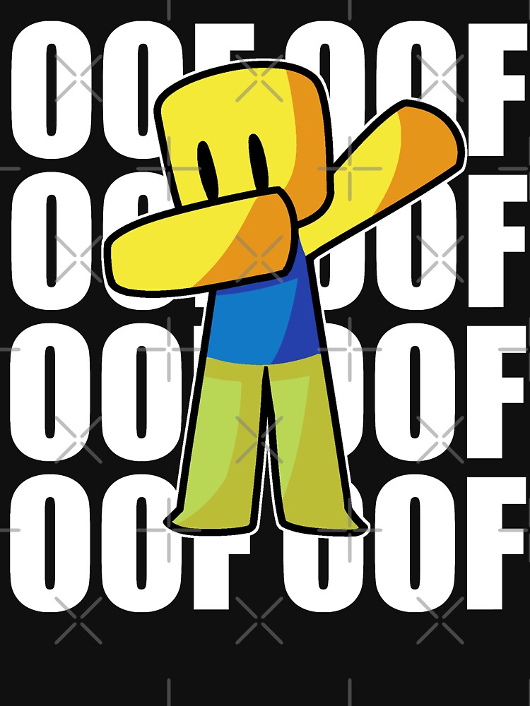 " Roblox OOF Dabbing Dab Hand Drawn Gaming Noob Gift For Kids