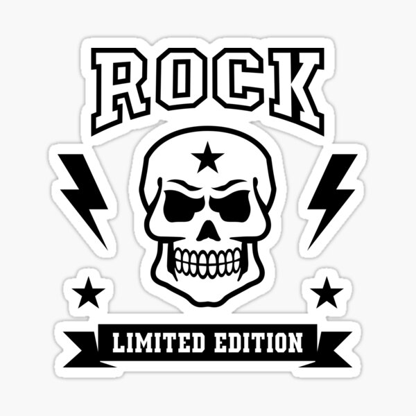 Rock Limited Edition Design  Sticker