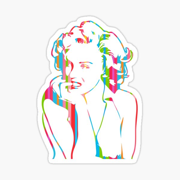 Marilyn Monroe | Pop Art by William Cuccio Sticker