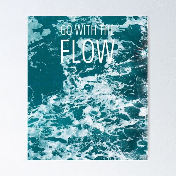 Go With The Flow, Mermaid Block store Print