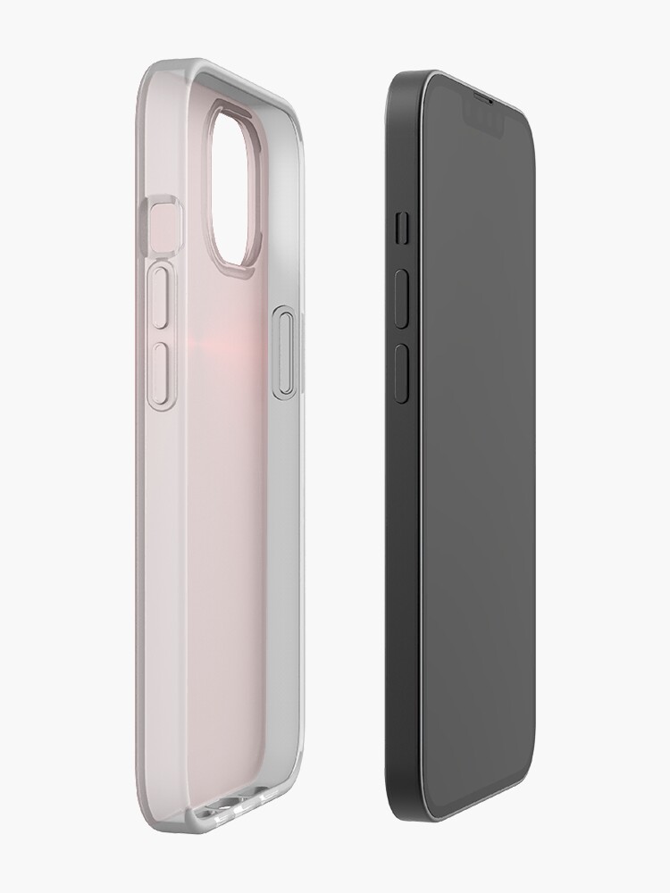 Red Brushed Metal Circular Look-alike iPhone Case