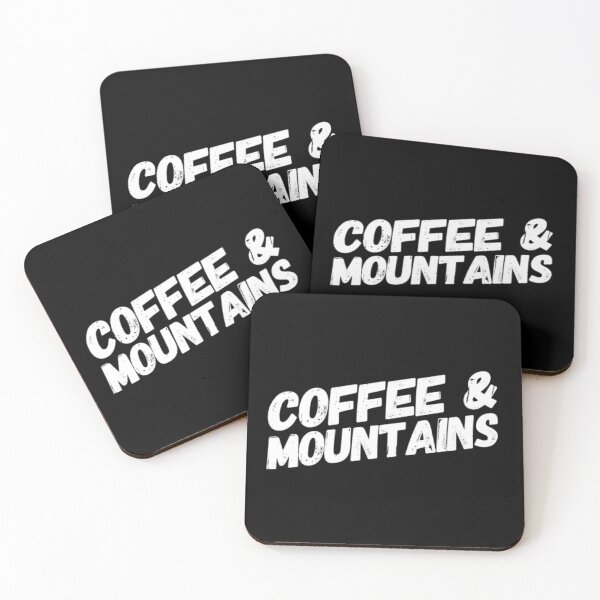 Item preview, Coffee & Mountains designed and sold by trailheadco.