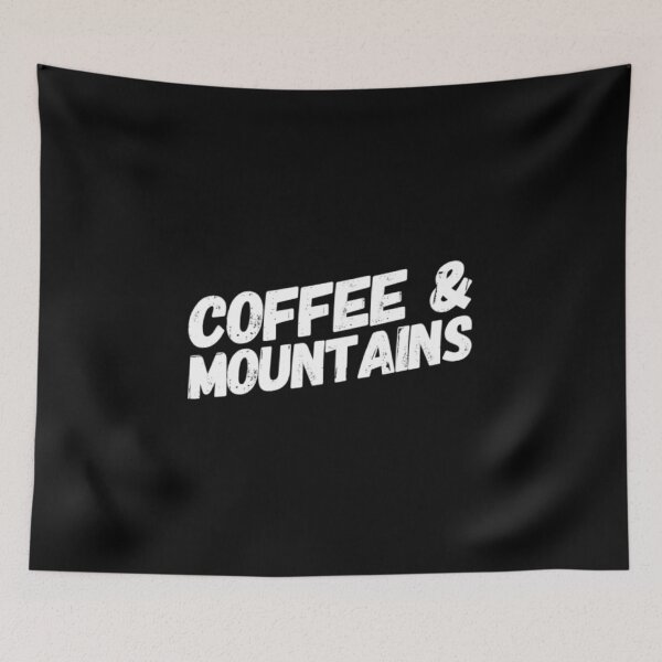 Item preview, Coffee & Mountains designed and sold by trailheadco.