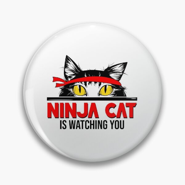 Item preview, Ninja Cat is watching you designed and sold by Tagesapfel.