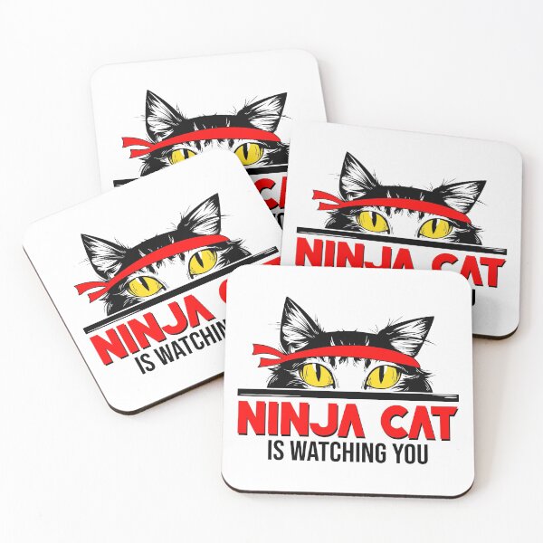 Item preview, Ninja Cat is watching you designed and sold by Tagesapfel.