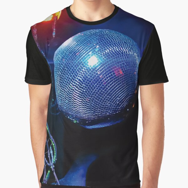 Night Life Disco Ball Graphic T-Shirt