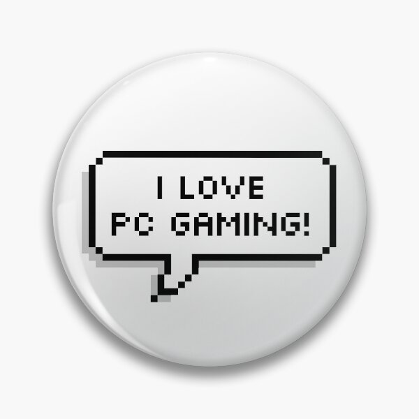 Item preview, I love PC Gaming! speech bubble designed and sold by stardoomed.