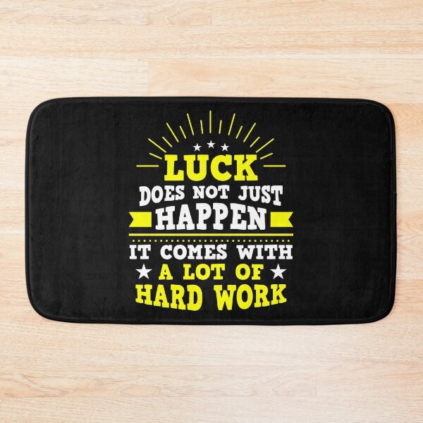 Item preview, luck is hard work designed and sold by rehatschek.