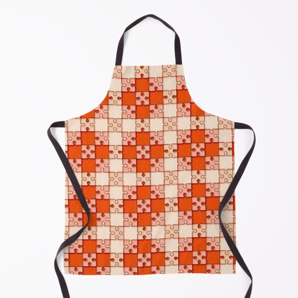 Item preview, Puzzle pattern deep orange designed and sold by Jamcolors.