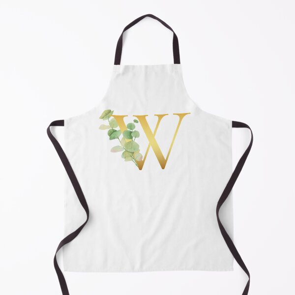 Item preview, Floral Gold Monogram W - Letter Art designed and sold by MysticMagpie.