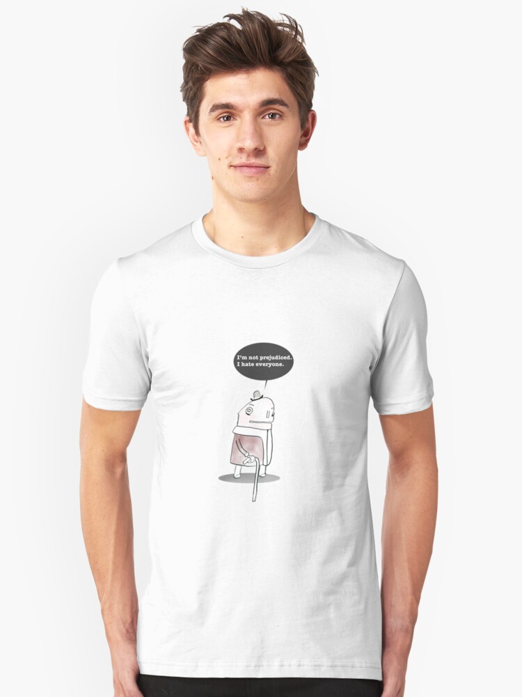 Alternate view of I Hate Everyone Slim Fit T-Shirt