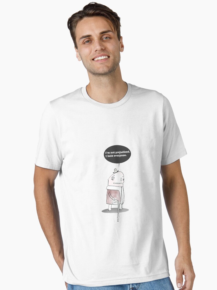 Thumbnail 2 of 7, Essential T-Shirt, I Hate Everyone designed and sold by LowHumour.
