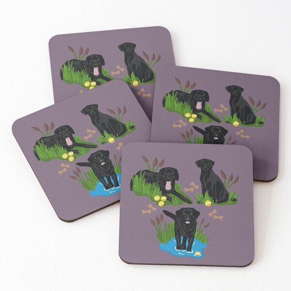 Item preview, Collection of Black Labs designed and sold by Quick Brown Fox Canada.