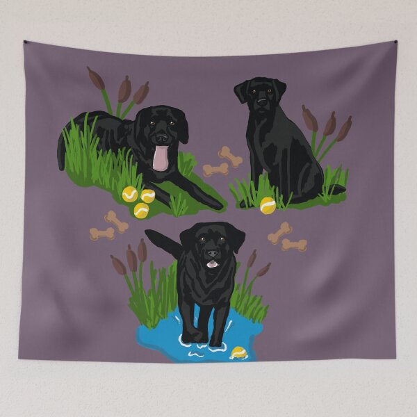 Item preview, Collection of Black Labs designed and sold by Quick Brown Fox Canada.