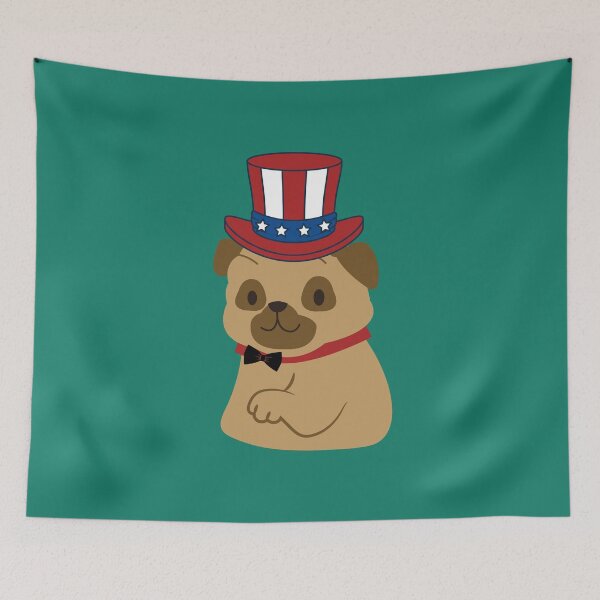 Item preview, Adorable Pug - Green designed and sold by simplyken2.