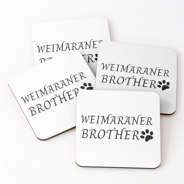 Item preview, Weimaraner brother designed and sold by Beyond Words.
