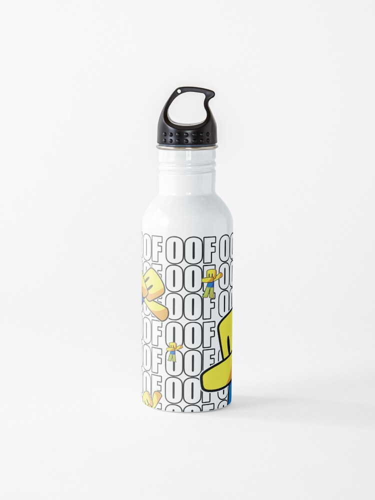 Roblox Oof Dabbing Dab Hand Drawn Pattern Gaming Noob Gift For Kids Water Bottle By Smoothnoob Redbubble - roblox food and water