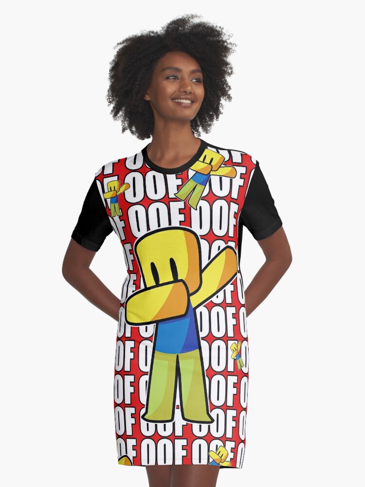 Roblox Oof Dabbing Dab Hand Drawn Pattern Gaming Noob Gift For Kids Graphic T Shirt Dress By Smoothnoob Redbubble - roblox oof noob t shirt by smoothnoob redbubble
