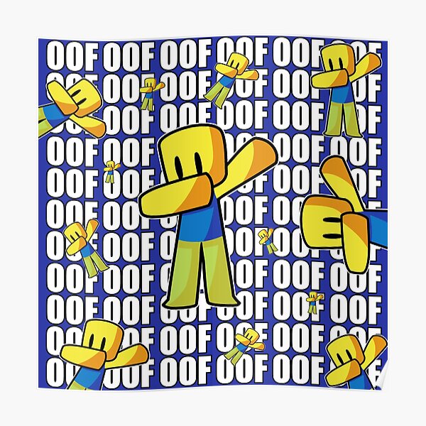 Get Noobed Roblox Meme Dabbing Dab Hand Drawn Gaming Noob Gift For Kid S Poster By Smoothnoob Redbubble - strong noob shows affection to dabbing body pillow roblox