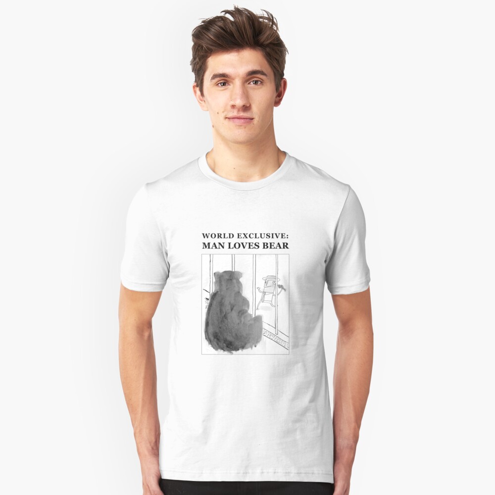 Man Loves Bear Slim Fit T-Shirt