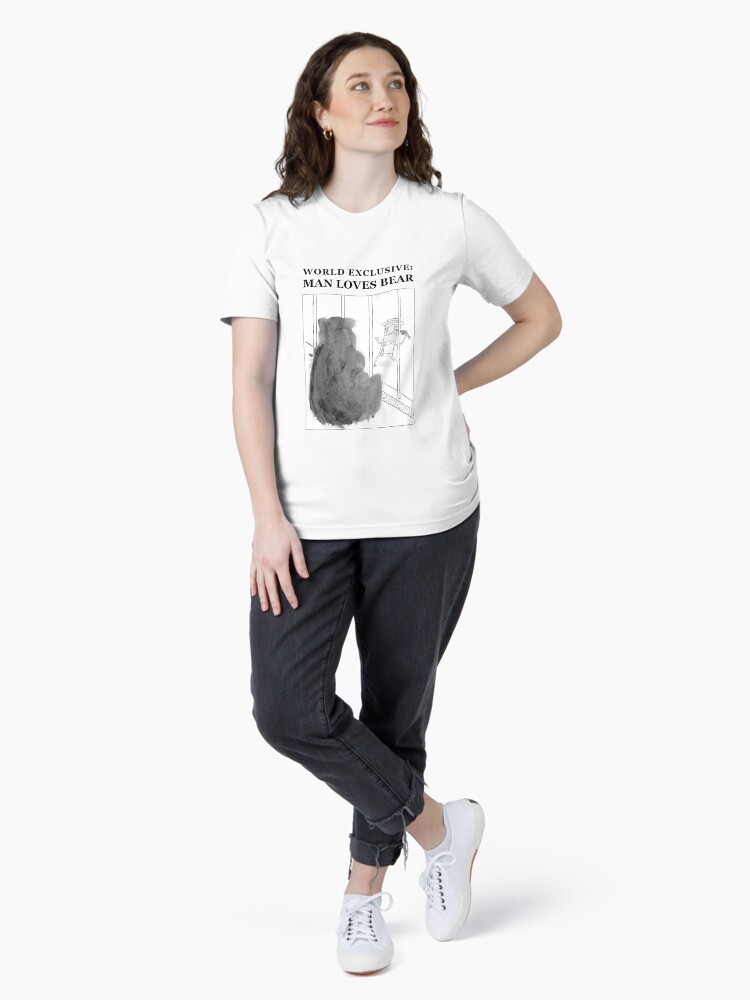 Thumbnail 4 of 7, Essential T-Shirt, Man Loves Bear designed and sold by LowHumour.
