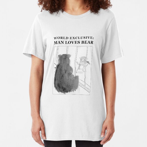 Man Loves Bear Slim Fit T-Shirt
