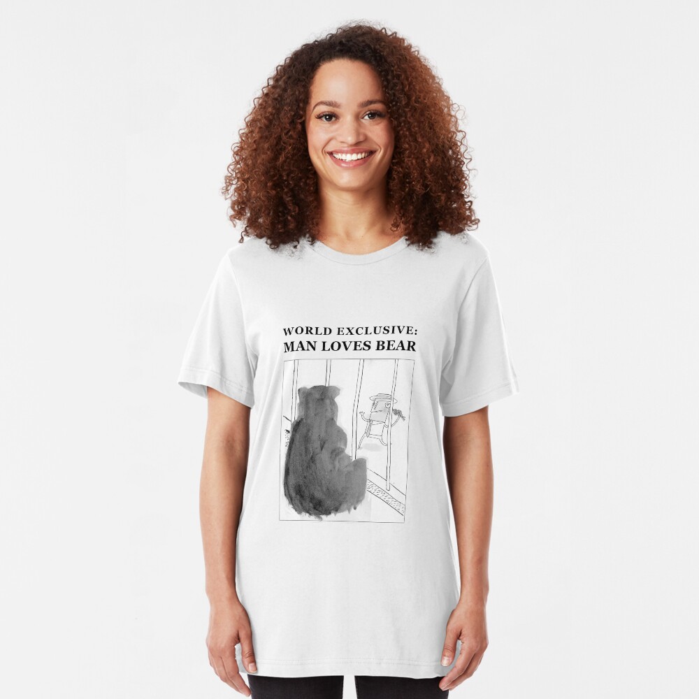 Man Loves Bear Slim Fit T-Shirt