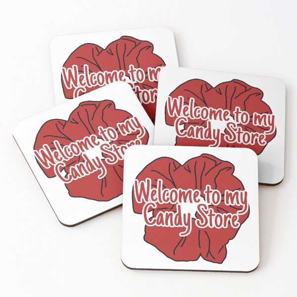 Item preview, Heathers scrunchie Heather Chandler "Welcome to my Candy Store" designed and sold by Luna-Art12.