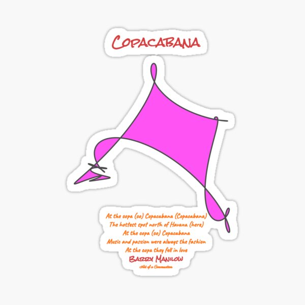 Copacabana Sticker