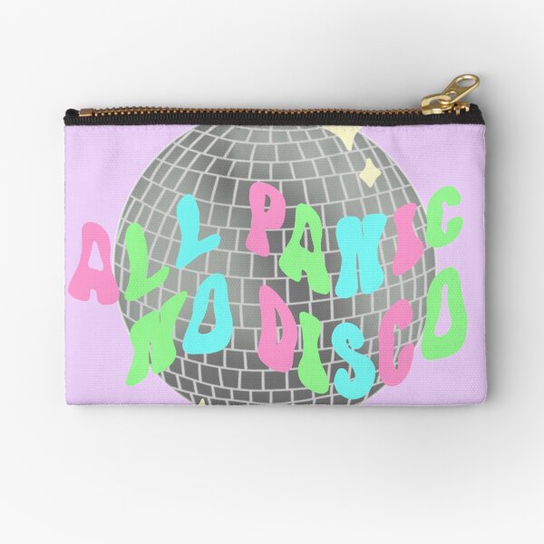 All Panic No Disco Zipper Pouch