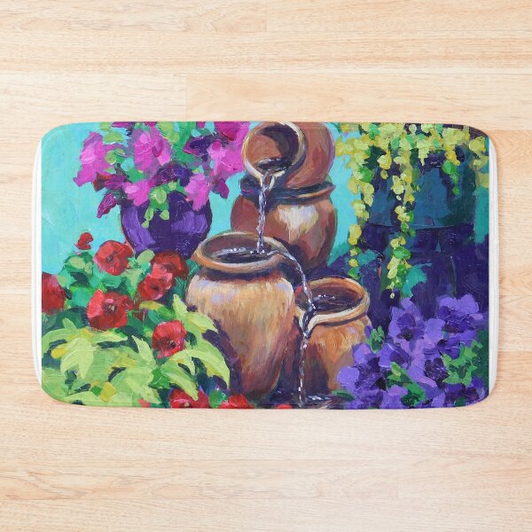 Item preview, Porch Garden Colorful Painting designed and sold by Karen Ilari.