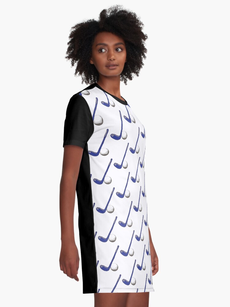 Alternate view of golf. golf ball Graphic T-Shirt Dress