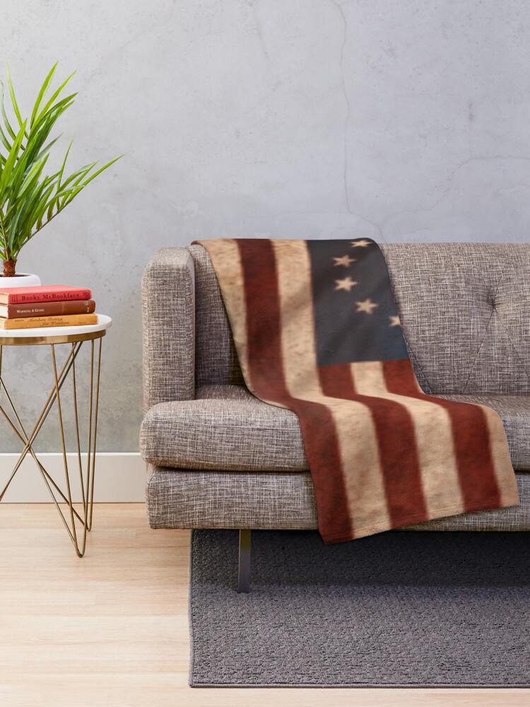 "Betsy Ross flag" Throw Blanket for Sale by Code7c Redbubble