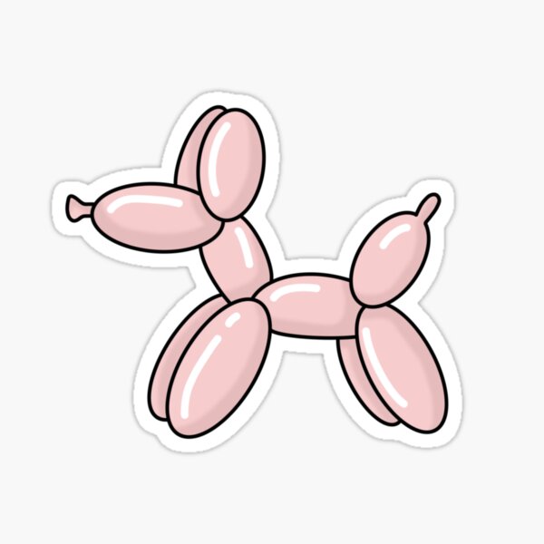 Dog Balloon Sticker