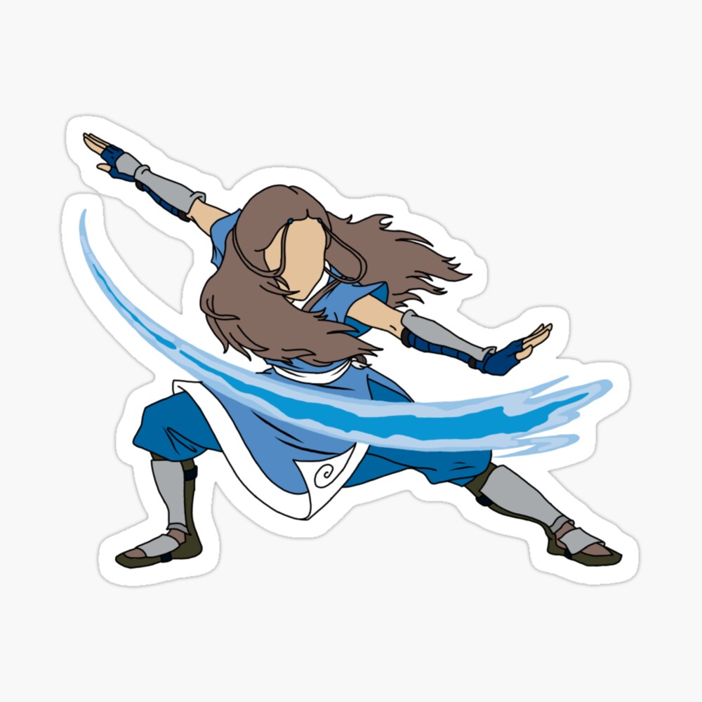 Katara Waterbending Avatar The Last Airbender Poster By Mabskala Redbubble
