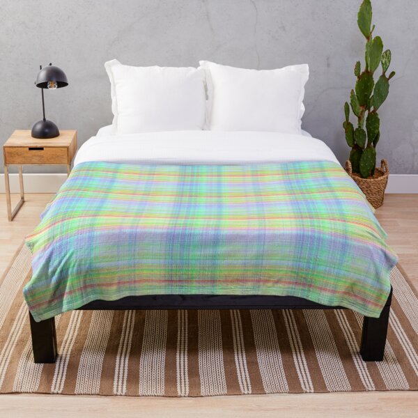 Item preview, Cute Back To School Water Colored Dark Checkered Green With Red Plaid Design  designed and sold by Poshtart.