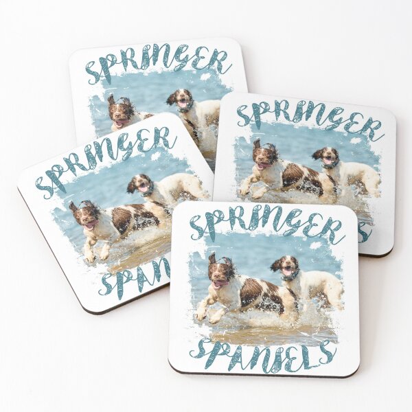 Item preview, Happy English Springer Spaniels photo designed and sold by bdws.