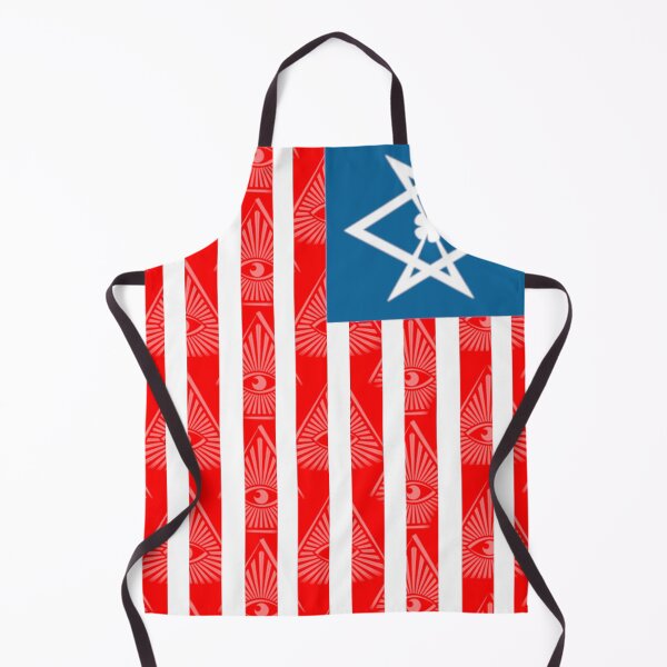 Item preview, Stars And Stripes - All Seeing Eye - Unicursal Hexagram designed and sold by OriginalDP.